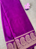 Semi Mysore Crepe Silk Saree
