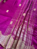 Royal Purple Pure Viscose Silk Saree