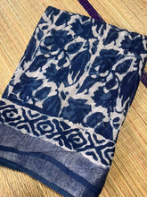 Linen Handblock Print Sarees