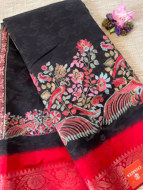Black With Red Border