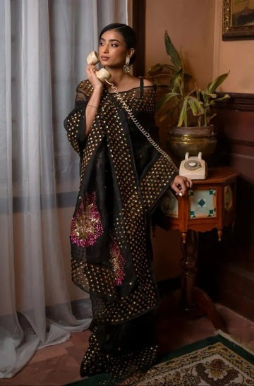 Black Sarees