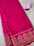 Semi Mysore Crepe Silk Saree