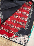 Mul Cotton Saree (Handblock Print)